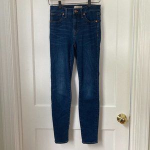 Madewell 9" high rise skinny size 26